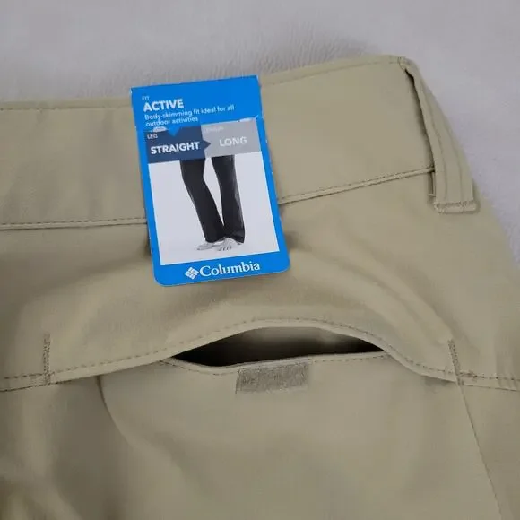Columbia Womens Omni Shield Straight Leg Convertible Pants Active Fit 12 Long - Picture 13 of 13